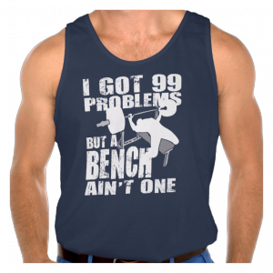 99-problems-but-a-bench-aint-one-shirt-navy