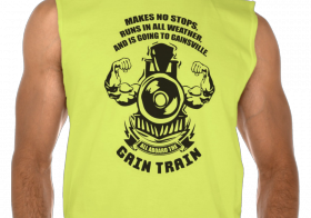 All aboard the gain-train shirt