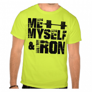 Me-myself-and-iron-gym-tshirt-yellow