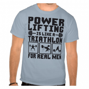 Powerlifting-Triathlon-for-real-men-shirt-light-blue