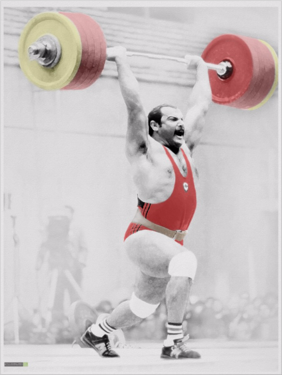 Weightlifting-Clean-and-jerk-Poster